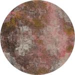 Ockerfarbene Motiv Runde Runde Teppiche 250 cm aus Polyamid 