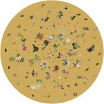 Gelbe Moooi Carpets Runde Runde Teppiche 250 cm mit Vogel-Motiv aus Polyamid 