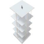 Weiße Minimalistische Moormann Bücherregale aus Kunststoff Breite 100-150cm, Höhe 100-150cm, Tiefe 0-50cm 
