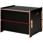 Schwarze Kleinmöbel lackiert aus Holz Breite 0-50cm, Höhe 0-50cm, Tiefe 0-50cm 