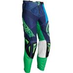 Moose Racing Sahara S20 Motocross Hose, grün-blau, Größe 30
