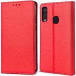 Rote Samsung Galaxy A40 Hüllen Art: Flip Cases mit Bildern aus Silikon kratzfest 