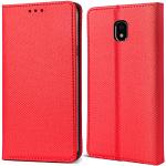 Rote Samsung Galaxy J5 Cases Art: Flip Cases mit Bildern aus Leder kratzfest 