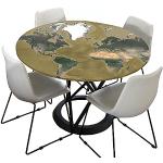 Maritime Runde eckige Tischdecken 120 cm aus Polyester 
