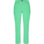 Grüne Unifarbene Ankle-Jeans aus Chiffon für Damen Größe S für den für den Sommer 