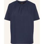Dunkelblaue MORE & MORE Blusenshirts & Schlusen mit Knopf aus Jersey für Damen Größe L 