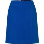 Royalblaue Unifarbene Mini Miniröcke mit Reißverschluss aus Polyester für Damen Größe S 