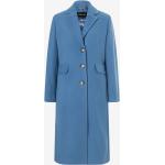 Blaue MORE & MORE Blazermäntel aus Wolle für Damen Größe S für den für den Herbst 