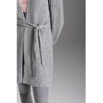 Graue Unifarbene Casual MORE & MORE Longstrickjacken aus Polyamid für Damen Größe XS für den für den Herbst 