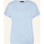 Hellblaue MORE & MORE T-Shirts aus Viskose für Damen Größe M 