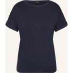 Dunkelblaue MORE & MORE T-Shirts aus Viskose für Damen Größe L 
