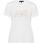 Weiße MORE & MORE Rundhals-Ausschnitt T-Shirts für Damen Größe M 