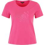 Pinke MORE & MORE Rundhals-Ausschnitt T-Shirts für Damen Größe M 