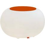 Moree Bubble Indoor LED Beistelltisch / Hocker Filzauflage orange