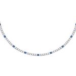 Blaue Morellato Edelsteinketten mit Zirkon für Damen 