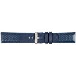 Blaue Uhrenarmbänder aus Silikon mit Rallye-Armband 