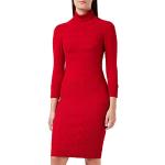 Rote Langärmelige MORGAN Langarmkleider aus Polyester für Damen Größe L 