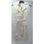 Weiße MORGAN Mini Minikleider & kurze Kleider mit Knopf aus Denim für Damen Größe M 