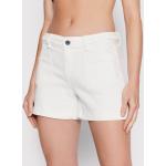 Reduzierte Weiße MORGAN Jeans-Shorts aus Denim für Damen Größe M für den für den Sommer 