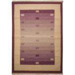 Violette Moderne Morgenland Rechteckige Kelim Teppiche aus Wolle schmutzabweisend 