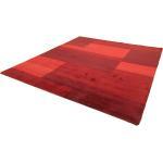 morgenland Wollteppich »Nepal Teppich handgeknüpft rot«, rechteckig, Höhe 18 mm, rot