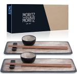 Asiatisches Moritz & Moritz Porzellan-Geschirr aus Porzellan 10-teilig 