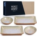 Beiges Asiatisches Moritz & Moritz Rundes Porzellan-Geschirr aus Porzellan mikrowellengeeignet 4-teilig 