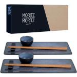 Blaues Asiatisches Moritz & Moritz Porzellan-Geschirr aus Porzellan 10-teilig 