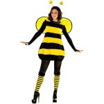 Reduzierte Gelbe Gestreifte Biene Maja Bienenkostüme für Damen Größe XL 