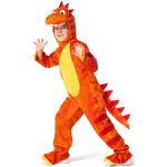 MORPH Dino Kostüm Kind, Dino Kostüm Kinder, Dinokostüm Kinder, Orange Kinder Dino Kostüm, Dinosaur Costume Kids, Karneval Kostüm Kinder Dino - S