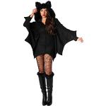Reduzierte Schwarze Fledermaus-Kostüme für Damen Größe M 