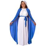 Royalblaue Maria-Kostüme für Kinder 