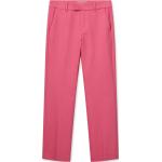 Pinke Unifarbene 7/8-Hosen mit Reißverschluss aus Polyamid für Damen Größe S 