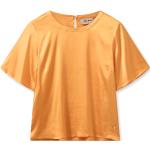 Orange Mos Mosh T-Shirts aus Satin für Damen Größe L 