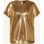 Goldene Mos Mosh T-Shirts Metallic aus Polyester für Damen Größe S 