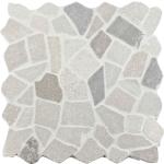 Graue Mosaik Wandfliesen aus Marmor 