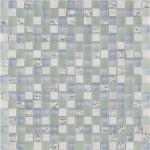 Hellblaue Mosaik Wandfliesen 