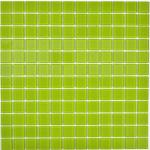 Grüne Quadratische Wandfliesen matt aus Kristall 