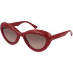 Rote MOSCHINO Cateye Sonnenbrillen aus Polycarbonat für Damen 