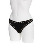 Reduzierte Schwarze MOSCHINO Bikinihosen & Bikinislips mit Nieten aus Polyamid für Damen Größe XS 