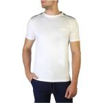 Reduzierte Weiße Unifarbene Kurzärmelige MOSCHINO Rundhals-Ausschnitt T-Shirts aus Baumwolle maschinenwaschbar für Herren Größe M 