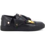 Schwarze MOSCHINO Slip-on Sneaker ohne Verschluss aus Lammleder für Damen Größe 36 
