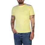 Reduzierte Gelbe Unifarbene Kurzärmelige MOSCHINO Rundhals-Ausschnitt T-Shirts maschinenwaschbar für Herren Größe M für den für den Sommer 