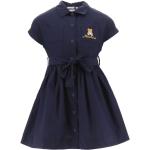 Reduzierte Marineblaue MOSCHINO Kinderkleider aus Polyamid Größe 110 