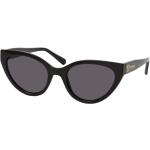 Schwarze MOSCHINO Cateye Sonnenbrillen aus Kunststoff für Damen 