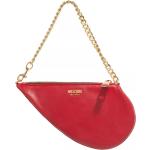 Reduzierte Rote MOSCHINO Kleine Handtaschen aus Leder für Damen 