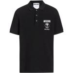 Moschino, Schwarzes Polo T-Shirt Couture Black, Herren, Größe: S