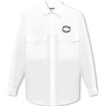 Weiße Casual Langärmelige MOSCHINO Herrenlangarmhemden mit Knopf Größe M 