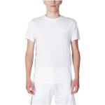 Weiße Kurzärmelige MOSCHINO T-Shirts aus Baumwolle für Herren Größe L für den für den Frühling 