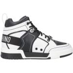 Weiße MOSCHINO High Top Sneaker & Sneaker Boots mit Schnürsenkel aus Leder für Herren Größe 45 